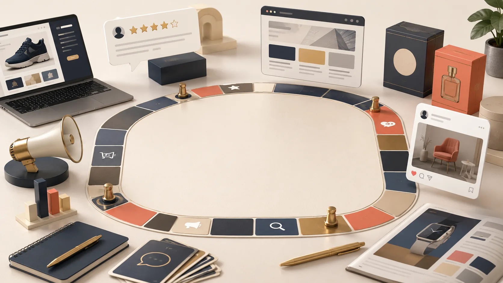 Brand Builders premium board-game world